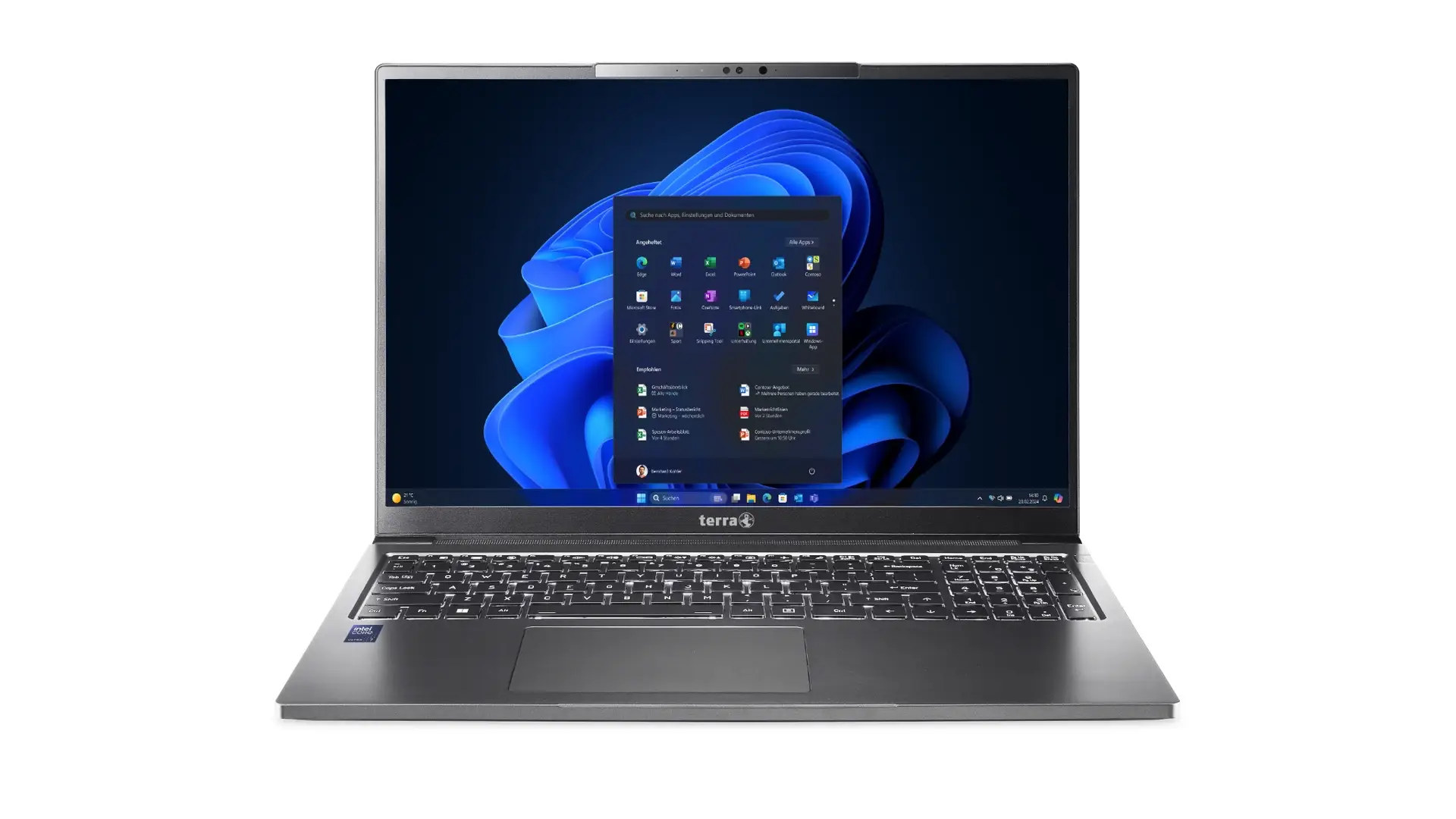 TERRA Mobile 1671 AI NOW — laptop do gabinetu lekarskiego